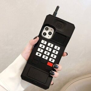 Silicone Case Compatible with iPhone 13 Pro Max, Retro Bumper Cover